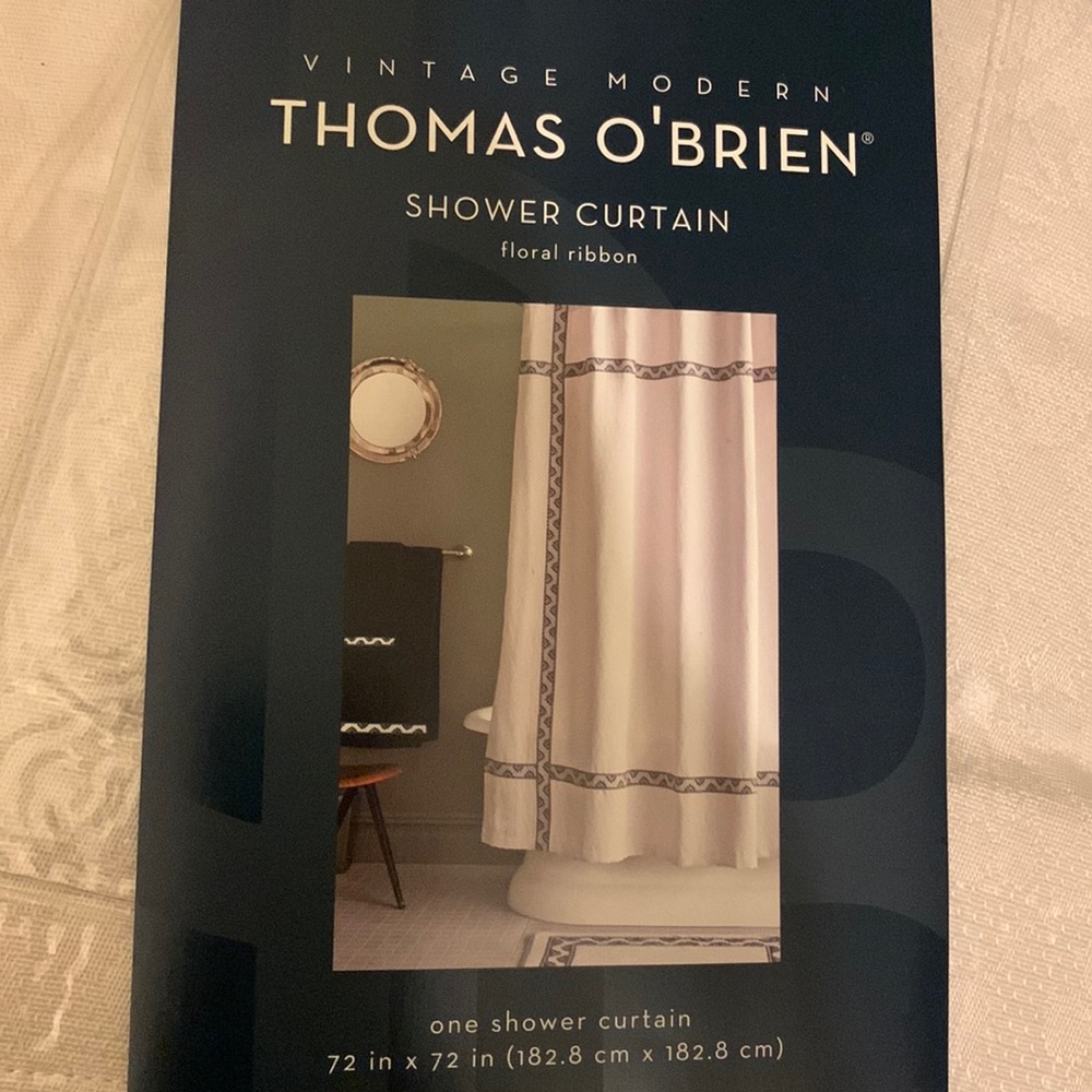 Vintage Modern luxurious shower curtain▪️